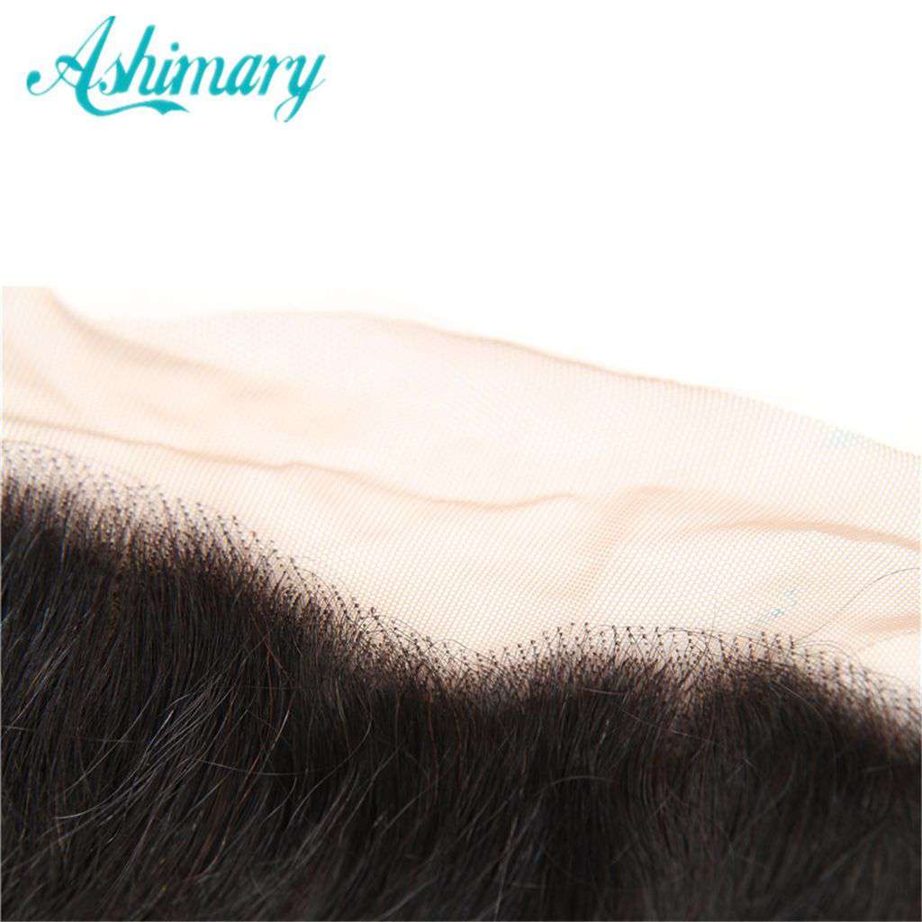 13x4 HD Transparent Lace Frontal Loose Deep Wave Hair Natural Color