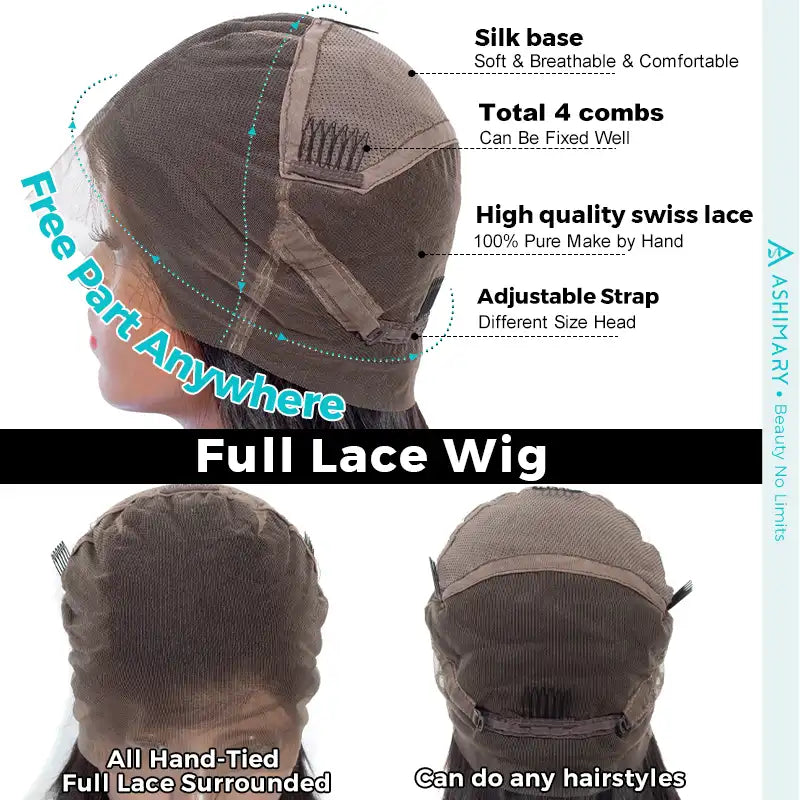 24'' $189 | Water Wave 360 HD Lace Wig 100% Human Hair
