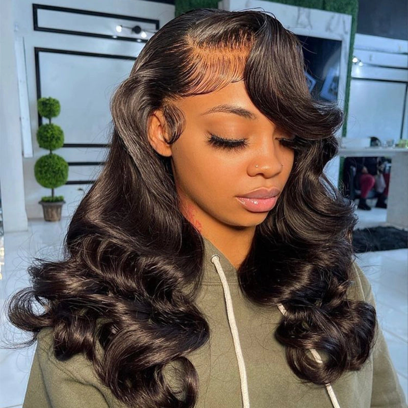 Affordable Ashimary 13x6 & 13x4 Frontal Lace Body Wave & Straight Wig Human Hair Fresh Length