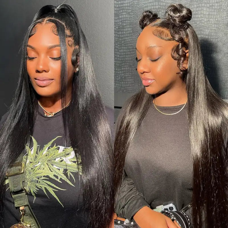 Extra 70% OFF| PartingMax Glueless Wig Straight Hair 10x6 Closure HD Lace Pre Cut & Plucked & Bleached Ready to Go