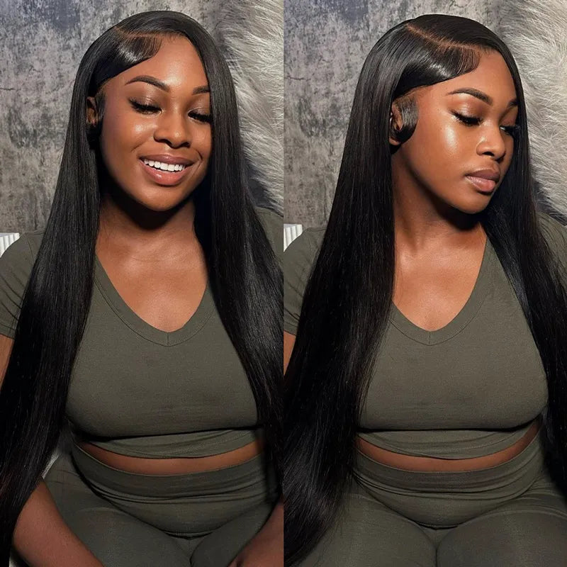 Extra 70% OFF| PartingMax Glueless Wig Straight Hair 10x6 Closure HD Lace Pre Cut & Plucked & Bleached Ready to Go