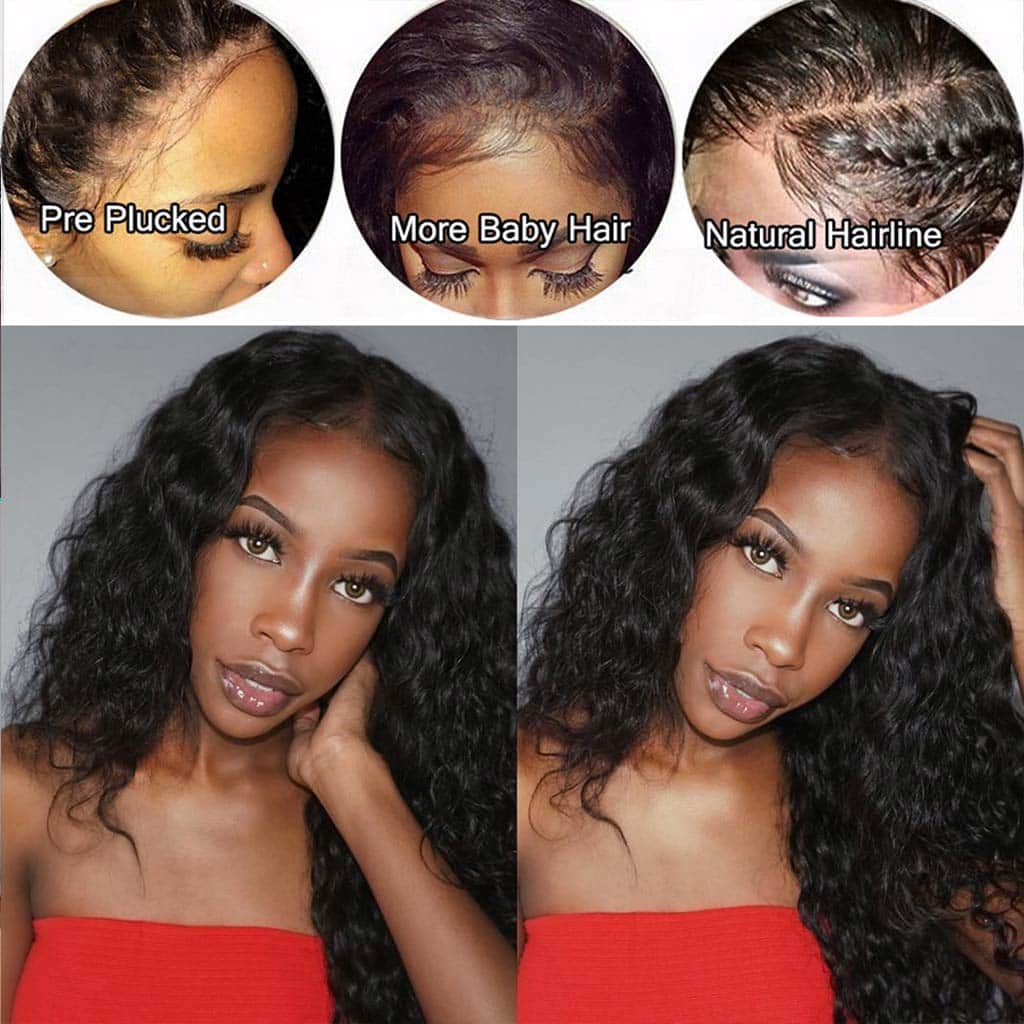 Flash Sale Summer Wet Wavy 13*6 Lace Front Wig Ashimary Human Hair M Cap