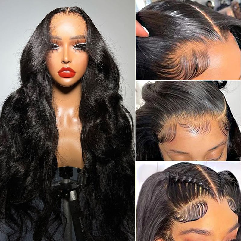 Body Wave HD Lace Front Wig 13*4 Front Body Wave Transparent Lace Frontal Human Hair Wigs