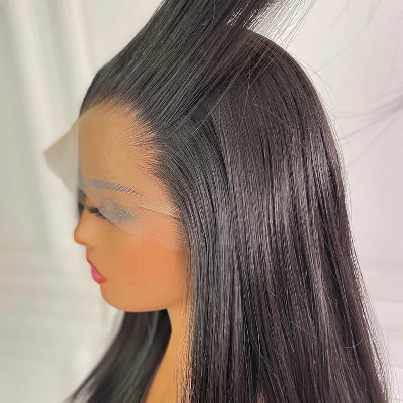Trendy Long Layered Butterfly Haircut Straight Wig 13x4 Transparent Lace Frontal Wig Ashimary Hair