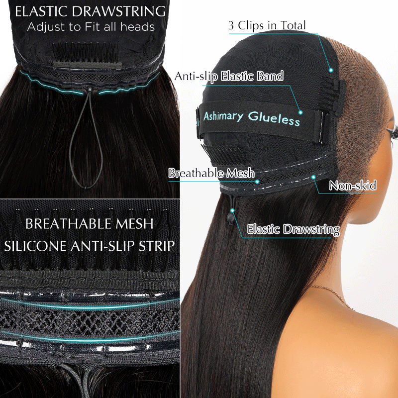 Grey Lace Front Wig Transparent Lace Body Wave Wig Ashimary Human Hair